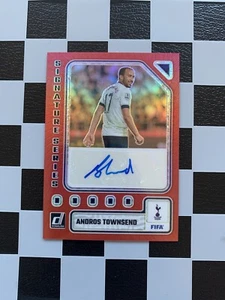 2023-24 Panini Donruss FIFA Signature Series Andros Townsend Red /49 Tottenham - Bild 1 von 2