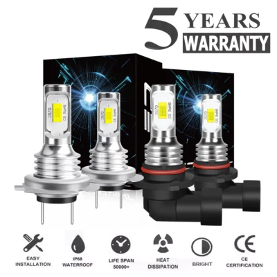 For Toyota MR2 Spyder Convertible 1.8L 2003-2006 6500K LED Headlight Hi Lo Bulbs Foto 1 de 4