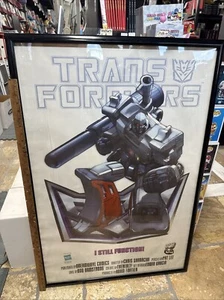 Transformers Poster DW Megatron Hasbro Pat Lee Promo 27 X 40” - Picture 1 of 6
