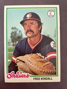 1978 Topps #426 Fred Kendall Cleveland Indians - Picture 1 of 2