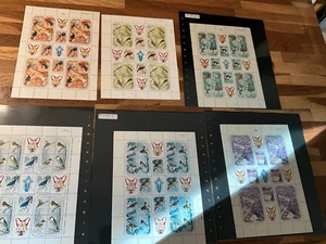 Sellos de aves Navidad Caribe, hojas completas MNH x 6 hojas 24 juegos MNH #50 - Imagen 1 de 15
