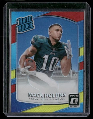 2017 Donruss Optic #161 Mack Hollins Red and Yellow - Image 1 of 2