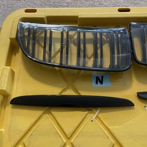 M Color+ BLK Front Hood Grille Grill For BMW E90 E91 335i 328xi 330i 4DR 2005-08 - Picture 1 of 5