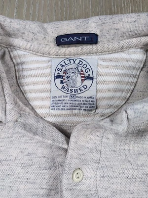 Gant Salty Dog Washed Men's Medium Polo Excellent Condition Very Nice - Image 1 of 4