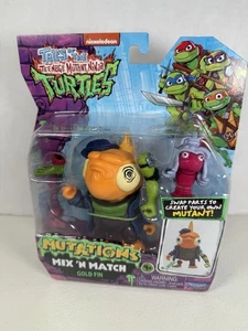 TMNT Tales Of The Teenage Mutant Ninja Turtles Mutation Gold Fin Rare Action Toy - Bild 1 von 2