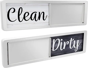 Dishwasher Magnet Clean Dirty Sign, Clean Dirty Magnet for Dishwasher, Rustic Fa - Picture 1 of 11