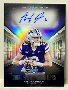 Bowman Chrome University Avery Johnson Campus Star Signatures 2025 automático - Imagen 1 de 6