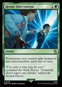 Heroic Intervention Universes Beyond: Doctor Who MTG Magic The Gathering - Bild 1 von 1