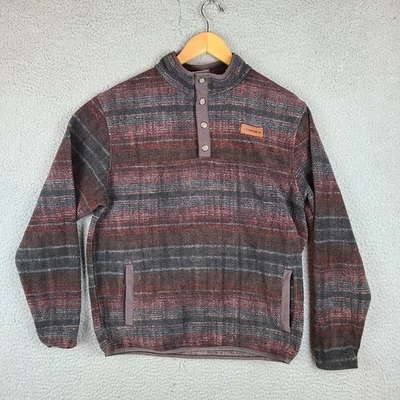 Jaqueta Pulôver de Lã Cinch Youth Kids XXL 16-18 1/4 Snap Flanela Asteca Ocidental - Imagem 1 de 4