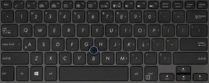AS152 Replacement single key cap for keyboard Asus ProBook BU201 BU403 - Picture 1 of 2