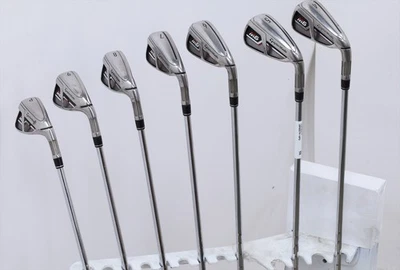 Taylormade M6 Iron Set 4-Pw Stiff Flex Fst Kbs Max 85 Steel 13036247 Good - Image 1 of 4