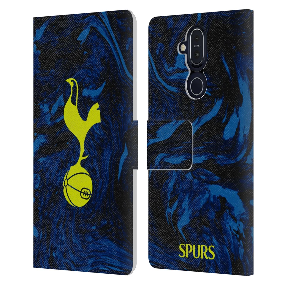 TOTTENHAM HOTSPUR F.C. 2021/22 BADGE KIT LEATHER BOOK CASE FOR NOKIA PHONES - Image 1 of 4