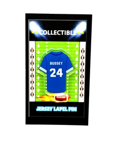 Detroit Lions Dexter Bussey jersey lapel pin-Classic Retro Collectable - Picture 1 of 1