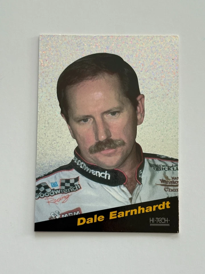 1995 Hi-Tech Brickyard 400 #BY5 Dale Earnhardt - Top 10 Finishers Sparkle - Image 1 of 3