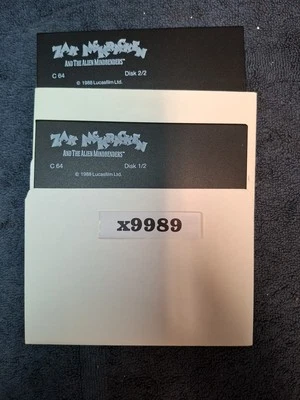  Zak McKracken And The Alien Mindbenders Commodore 64 C64 Loose Disk Game Tested - Bild 1 von 4