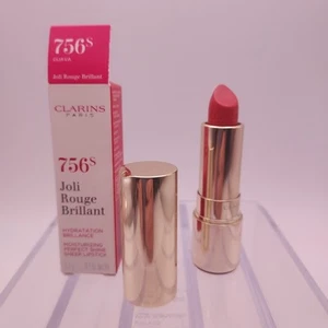 Clarins Joli Rouge Brilliant Lipstick 756s GUAVA - Picture 1 of 7