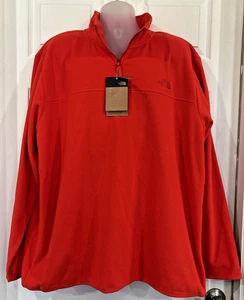 Chaqueta polar The North Face TKA Glacier 1/4 cremallera alta visibilidad naranja hombre 3XL - Imagen 1 de 10