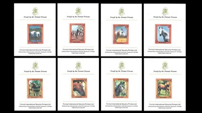 Yemen 1968 Animales Caballos árabes puros Caballos Chevaux - Raro Imperf Proofs MNH Foto 1 de 4