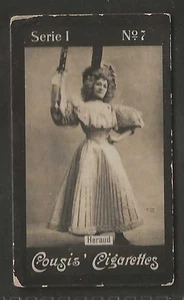 COUSIS (MALTA)-ACTRESSES (KF) SERIE 01 1907 (KF100small)-#007- SCARCE CARD!! - Picture 1 of 2