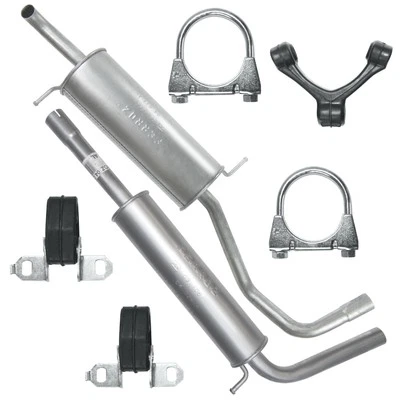 set Auspuffanlage Auspuff für Skoda Fabia I 1 6Y 99-07 1.4 Kombiwagen
