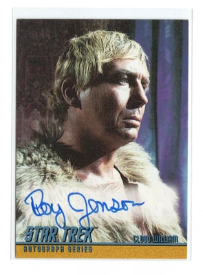 Star Trek Original Series Season 2 Autograph A57 Roy Jensen as Cloud William - Image 1 of 4