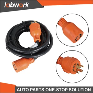 Labwork Generator Extension Cord 15 FT Power Cords NEMA L14-30 4 Prong 30 Amp - Picture 1 of 9
