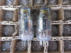 10x 6J3P / 6AG5 / EF96 HF TETRODE (NEU, NOS, MATCHED YEAR) aus Zellen - Bild 1 von 2