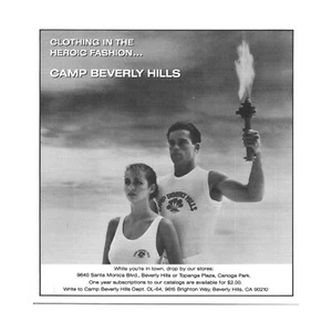 Camp Beverly Hills Print Werbung Vintage 1984 80er LA Olympics Mode - Bild 1 von 1