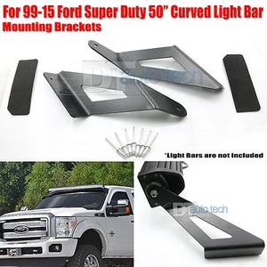 99-15 Ford F250 50 pulgadas Curva Barra de Luz LED Soporte de Montaje Superior para Parabrisas - Imagen 1 de 4