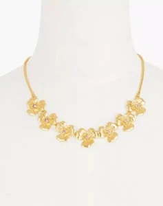 Talbots Floral Necklace CN5582 NEW! - Picture 1 of 4