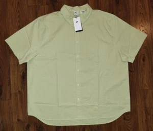 Nike Life Short-Sleeve Seersucker Button-Down Shirt FN3222 371 Big & Tall 3XLT - Picture 1 of 6