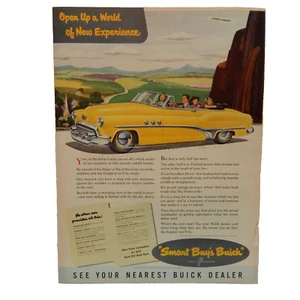 BUICK 1951 COLOR ADVERTISEMENT - Picture 1 of 1