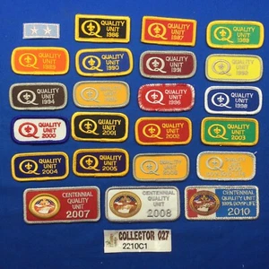 Boy Scout 23 Quality Unit Patches 1980's-2010 All New Never Sewn On - Picture 1 of 6