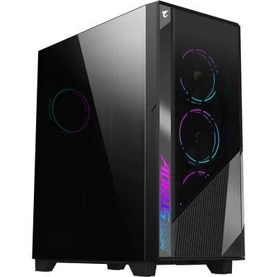 GIGABYTE AC500G ST, Tower-Gehäuse, schwarz - Bild 1 von 4