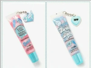 *NEU Justice Just Shine You Rock Raspberry/Sweet But Strong Strawberry Lipgloss - Bild 1 von 11