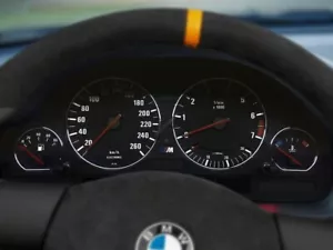 Fits Bmw 5 E34 1988-1996 4-Teilig Poliert Aluminium Tachoringe Tacho Ringe - Imagen 1 de 13