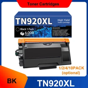 TN920XL Toner for Brother TN920 HL L5210DN L5210DW MFC-L6915DW Printer Lot - Picture 1 of 8