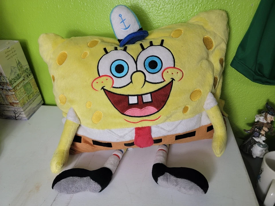 Nickelodeon Spongebob Squarepants Pillow Pets 17" 2011 Plush Stuffed Toy - Image 1 of 4
