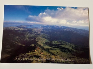 Mill Valley Blick vom Mt Tamalpais in Richtung San Francisco Bay California Postkarte - Bild 1 von 5