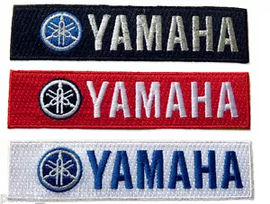 Yamaha Text Iron on Patch, Toppa Ricamata Moto, Varianti, Motociclisti - Foto 1 di 7