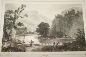 TURQUIE LES BALKANS 1840 GRAVURE PRINT T08 - Bild 1 von 1