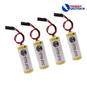 4-Pack 1800mAh 3V 1770-XYC PLC Battery For PLC-5 1770-XYC/A 1770-XYB 1756-BA1 - Picture 1 of 5