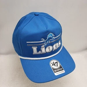 Detroit Lions 47'Brand Campscape Hitch Adjustable Relaxed Fit Snapback Hat Cap - Picture 1 of 6