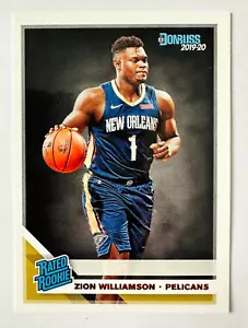 2019-20 Donruss Zion Williamson RC #201 Pelicans Rated Rookie! - Bild 1 von 3