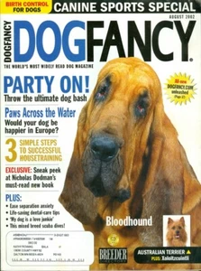 2002 Dog Fancy Magazine: Bloodhound/Australian Terrier/Xoloitzcuintli/Dog Sports - Picture 1 of 1