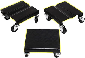 Juego de 3 carretillas antideslizantes para moto de nieve con ruedas giratorias 1500 libras en movimiento  - Imagen 1 de 12