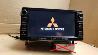 Radio 1CD SD Navigation Display Navi Mitsubishi ASX Outlander III Navi W 15 - Bild 1 von 4