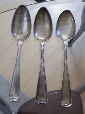 LEER - Cucharas vintage I. BRANZEG 8" + (2) HENDRIKSEN 8-1/4" (1 abolladuras) ENVÍO GRATUITO Foto 1 de 4