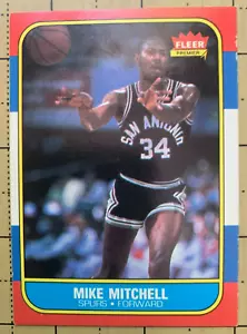 1986-87 FLEER BASKET - MIKE MITCHELL #74 - Foto 1 di 2