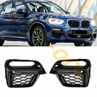 ✨For BMW X3 X4 G01 G02 2018-2020 A Pair L+R Front Bumper Grille Fog Light Cover